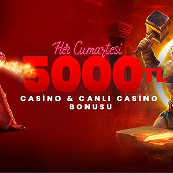 BirCasino Cumartesi 5000 TL Casino Bonusu